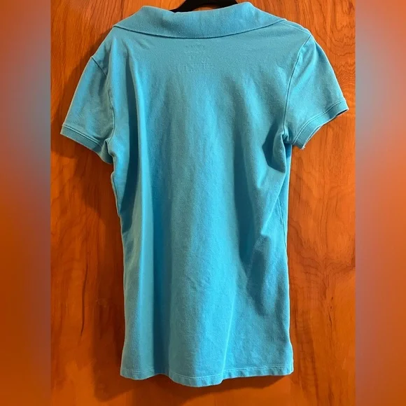 Aeropostale A87 Women’s Polo. Size Medium. Color: Light Blue - Picture 5 of 6